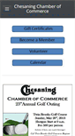 Mobile Screenshot of chesaningchamber.org